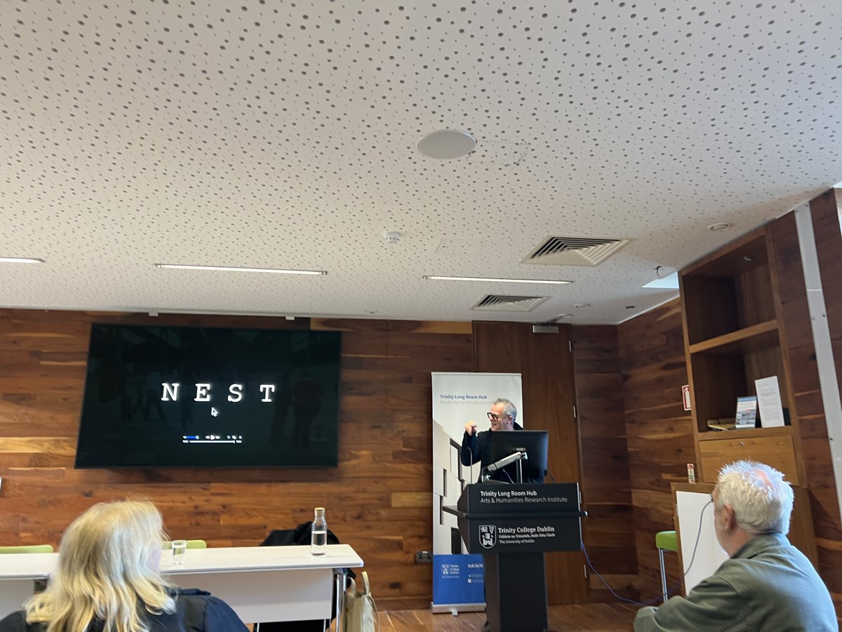 TCDcomposition's tweet image. Photos from the thought-provoking and entertaining public talk &apos;A Punk Manifesto&apos; by Brian Irvine. Thank you to everyone who attended and as ever to @TLRHub for the hospitality.