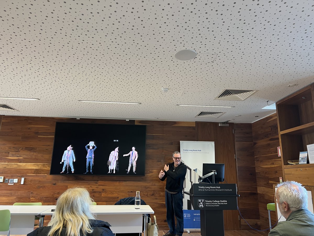 TCDcomposition's tweet image. Photos from the thought-provoking and entertaining public talk &apos;A Punk Manifesto&apos; by Brian Irvine. Thank you to everyone who attended and as ever to @TLRHub for the hospitality.