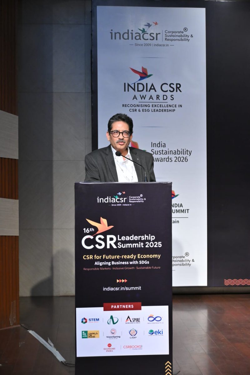 EKIEnergyEnking's tweet image. What if CSR could deliver 6X more impact without increasing the budget?

At the 16th CSR Leadership Summit 2025, M Aabid from our team shared exactly how this is possible through Improved Cookstoves (ICS).

We are proud to have our team represent EKI at this prestigious platform.
