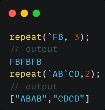 DolphinDB_Comm's tweet image. repeat(X, n) returns the string X repeated n times! 🔁

Super simple for duplicating text—ideal for quick string generation or pattern creation.

#DolphinDB #StringFunctions #TextGeneration