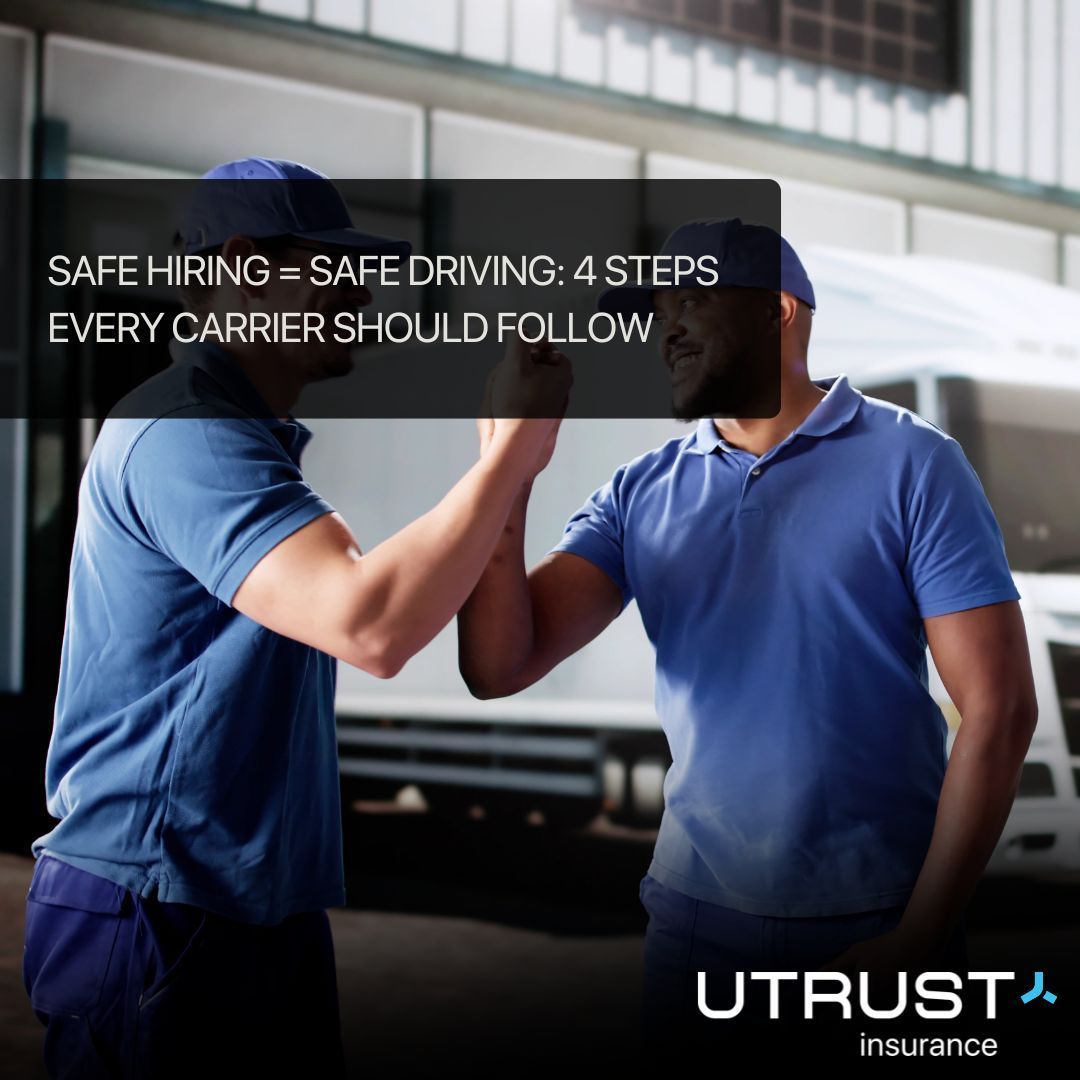 utrustinsurance's tweet image. Hiring the right drivers = fewer risks on the road.

✅ Conduct detailed interviews
📞 Follow up on references
🔎 Run background checks
📂 Investigate past accidents

These 4 steps can help prevent negligent hiring claims.

#TruckingSafety #FleetManagement  #UTrustInsurance