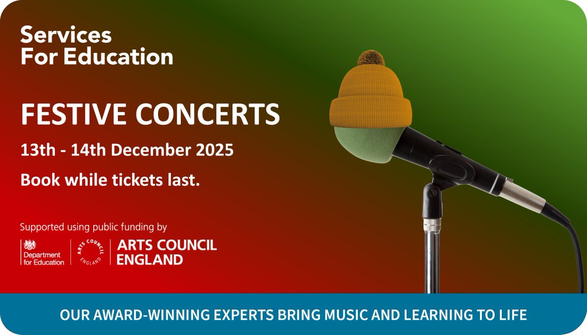 SFE_Tweets's tweet image. Have you booked your tickets for our Festive Concerts?🎄

We&apos;ll be getting into the festive spirit over two evenings of fantastic music from our #SFEensembles at Ruddock Performing Arts Centre ✨❄️

Book now while tickets last 👉 buff.ly/9TfwIbb 

#ACESupported