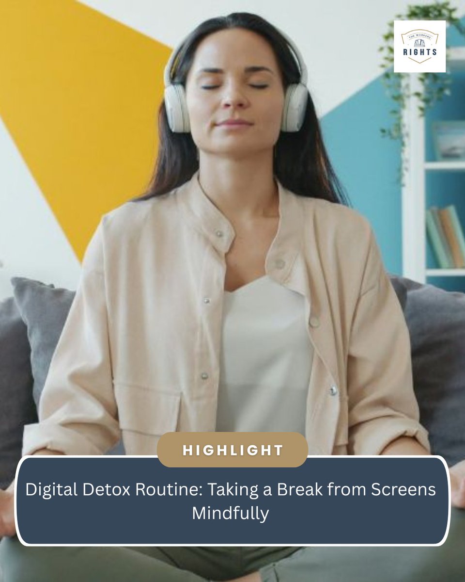 theworkersright's tweet image. (1/3) It’s 11 PM. You said you’d sleep an hour ago, but the reels keep autoplaying. Your eyes are burning, your neck is stiff. This isn&apos;t relaxation; it&apos;s overstimulation. You might need a digital detox. Not a radical life change, just a mindful pause.

#DigitalDetox #MindfulTech