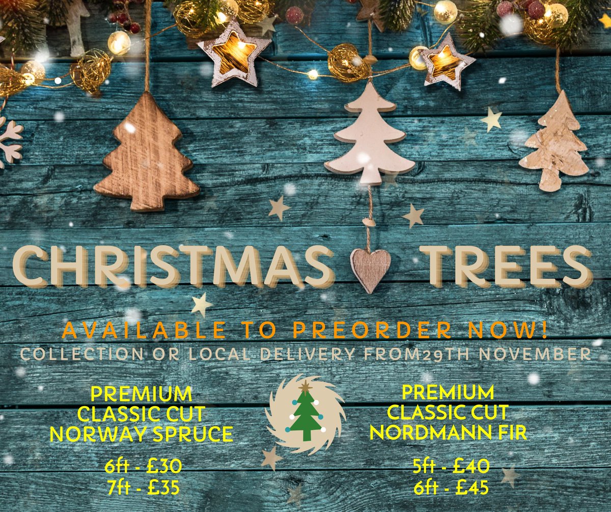 firtreetimber's tweet photo. Our Christmas trees are available to pre-order! We are awaiting a delivery of:
Traditional scented Norway Spruce (spikey needles)
Non-drop Nordmann Fir (flatter, thicker needles)
Visit us at Hives Lane, North Scarle LN6 9HA - 01522 778480 - sales@firtreefarmtimber.com https://t.co/m2dvxrmSUq