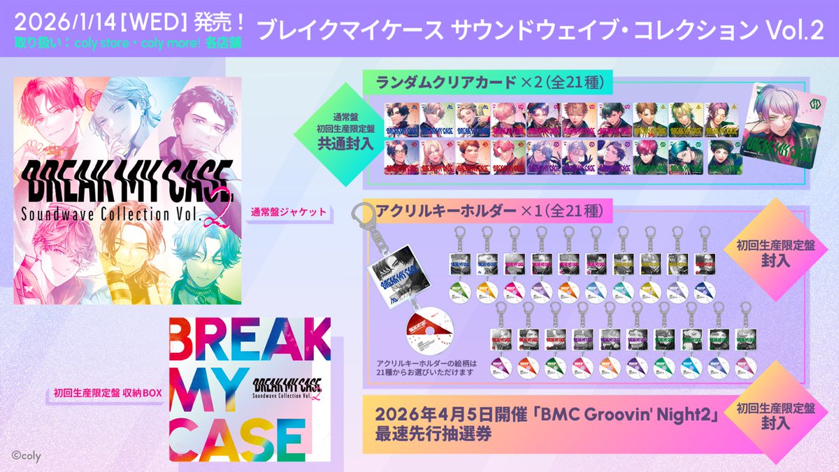 💿アルバム情報💿 『ブレイクマイケース サウンドウェイブ