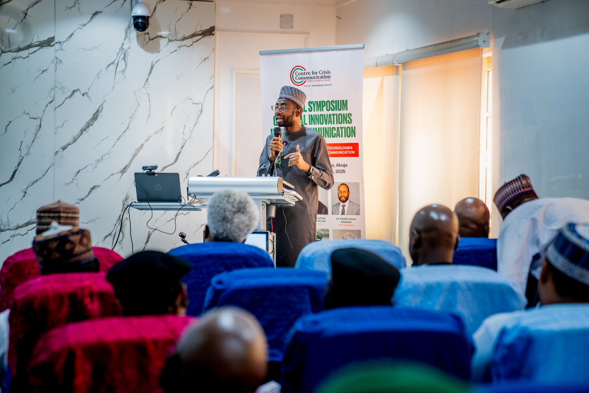 NITDANigeria's tweet image. The Director General of NITDA, @KashifuInuwa, addressed the National Symposium on Digital Innovation in Crisis Communication at the National Defence College Abuja, where he focused on the urgent realities of today’s information space.

Speaking at the invitation of the Centre for…