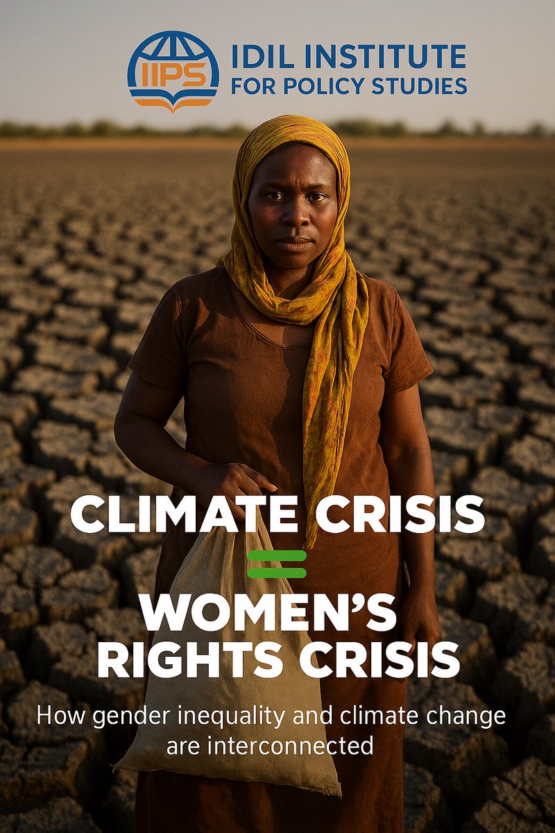 Idilinstitute's tweet photo. Climate crisis = Women’s rights crisis.
Women bear the biggest burden, yet lead the strongest solutions.
#ClimateJustice #GenderEquality #IIPS 
@UNWomen_Somalia  @UNDPSomalia  @UNEP  @UNinSomalia https://t.co/8l8S062u7U