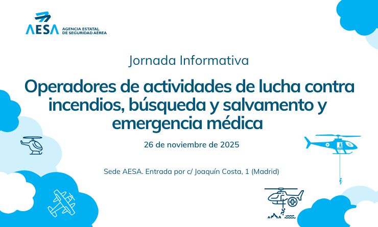 Mañana participamos en la Jornada #LCI, #SAR y #HEMS de  <a href="/AesaSpain/">Agencia Estatal de Seguridad Aérea (AESA)</a> en una mesa redonda sobre la campaña de incendios de este año, compartiendo el análisis de los pilotos del sector y propuestas de mejora
📄Agenda y enlace para seguirla en streaming  copac.es/jornada-sobre-…