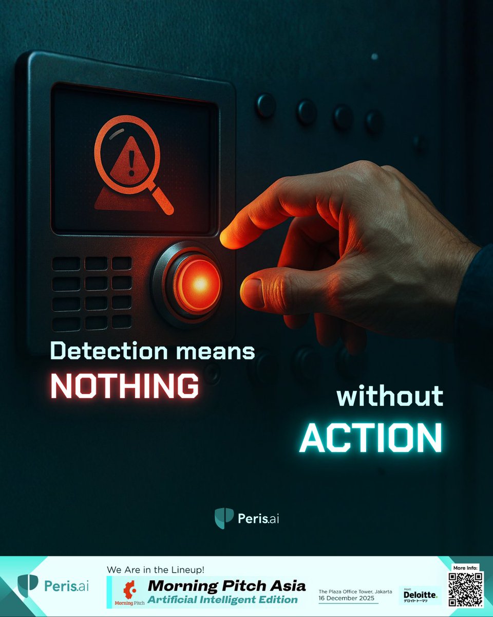 peris_ai's tweet image. Your SOC doesn’t need more alerts. It needs faster actions.

Because detection without follow-through is just noise.

#SecurityOperations #Automation #BrahmaFusion #PerisAI #YouBuild #WeGuard