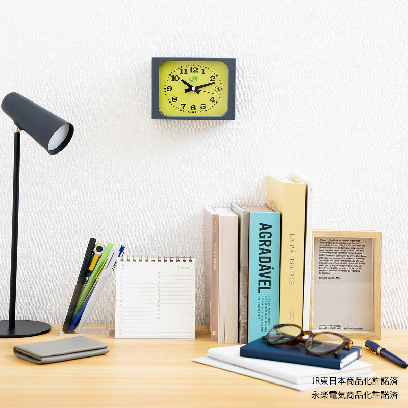 JR東日本 みどりの駅時計BOOK アラームクロック