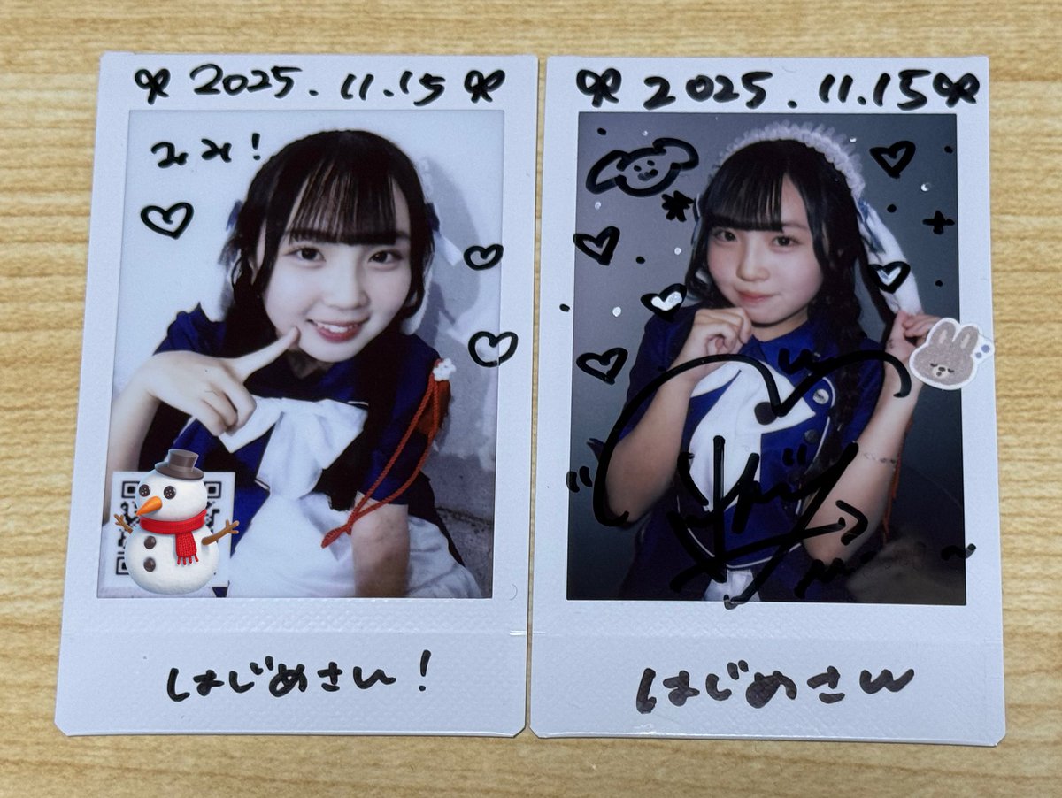 11/15 MBL配信LIVE チェキ届いた (*´∀｀*) #DorothyLittleHappy