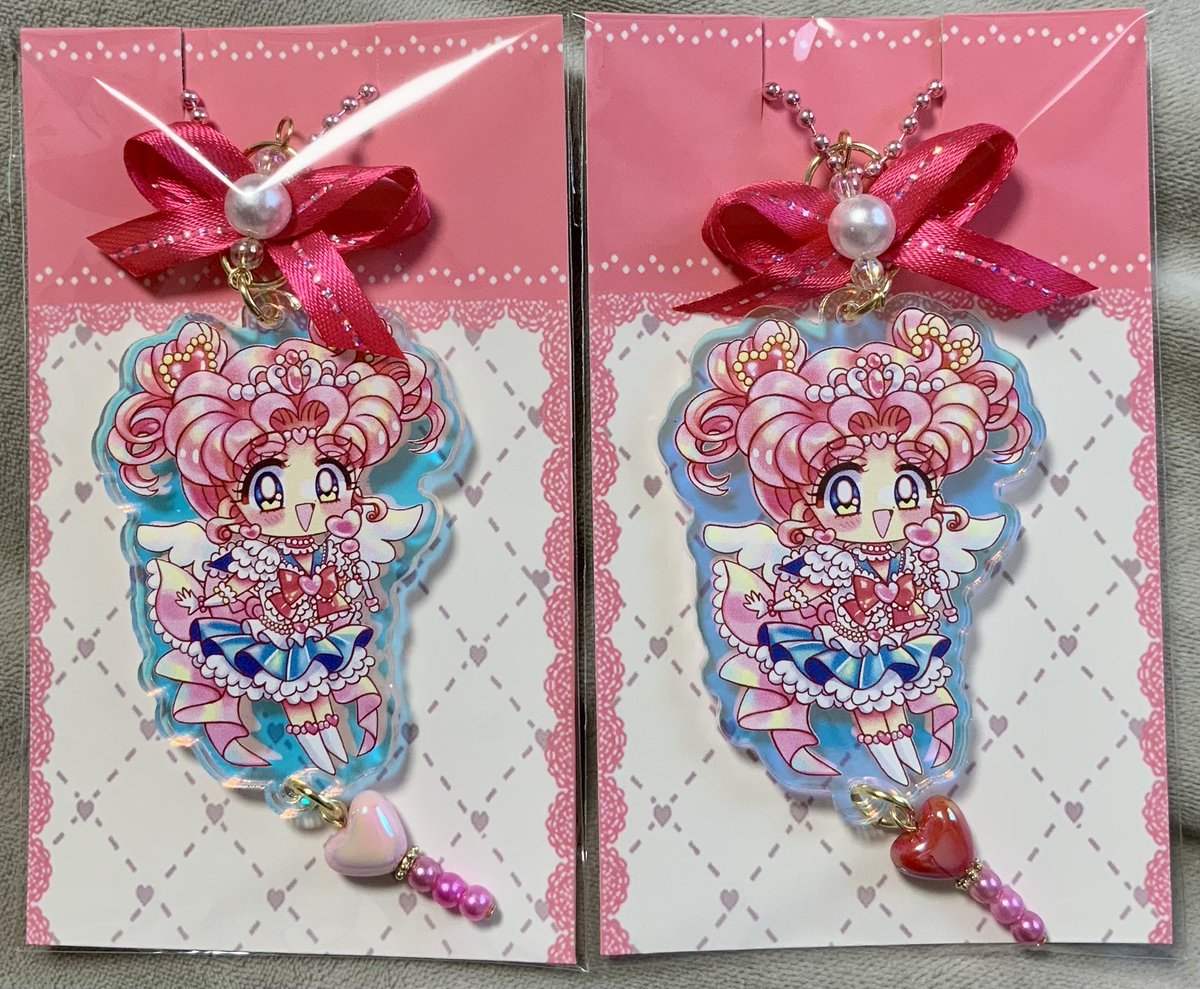 ♡チビ様ご確認♡ ちびちびのチャームはピンクと赤選べるようにしました。 ルナの星