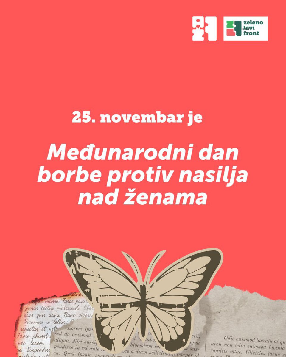 nedavimobgd's tweet image. Danas obeležavamo Međunarodni dan borbe protiv nasilja nad ženama, koji ujedno označava početak 16 dana aktivizma protiv rodno zasnovanog nasilja.

Autonomni ženski front će u susret ovom danu održati konferenciju &quot;Kako da pravda za žene ne ostane samo na papiru?&quot; 28. i 29.…