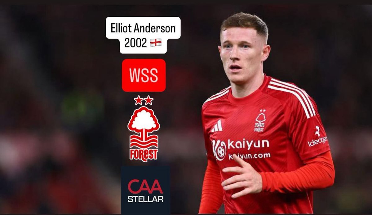 WSScouting's tweet image. WSS Transfer Market 💡 
Elliot Anderson 2002 🏴󠁧󠁢󠁥󠁮󠁧󠁿 - Nottingham Forest 🏴󠁧󠁢󠁥󠁮󠁧󠁿 #elliotanderson #england #notts #nottingham #nottinghamforest #premierleague #cityground #caastellar @caastellar @elliotandersonn