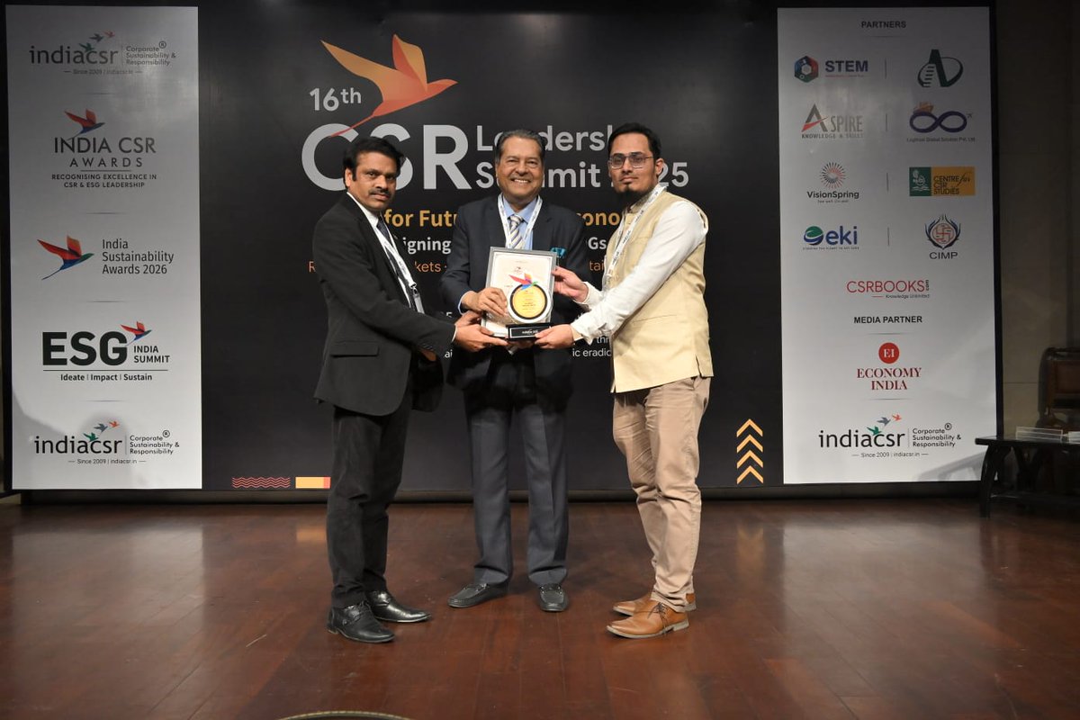 EKIEnergyEnking's tweet image. What if CSR could deliver 6X more impact without increasing the budget?

At the 16th CSR Leadership Summit 2025, M Aabid from our team shared exactly how this is possible through Improved Cookstoves (ICS).

We are proud to have our team represent EKI at this prestigious platform.