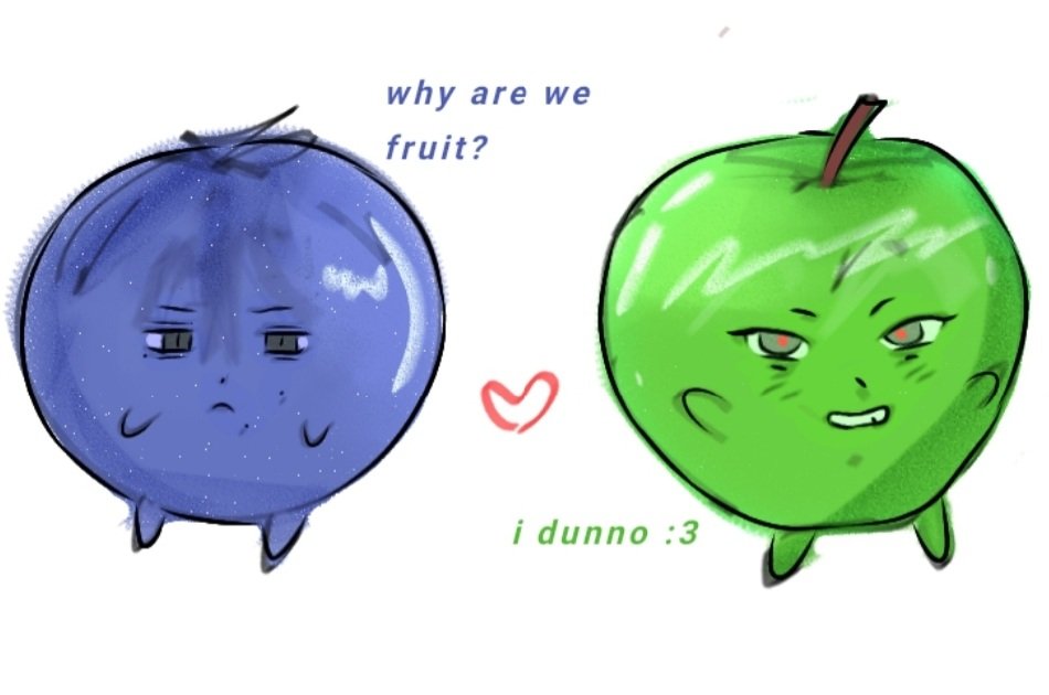 kittycherii's tweet image. i miss them so much they&apos;ve turned into fruit.. 😞