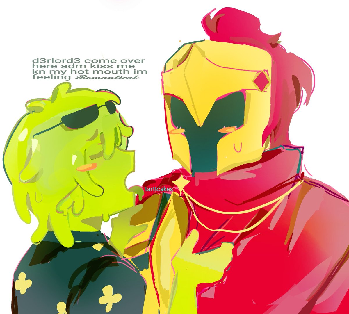 tarttcakes's tweet image. what the hell avery #averythemayo #d3rlord3 #slimeknight