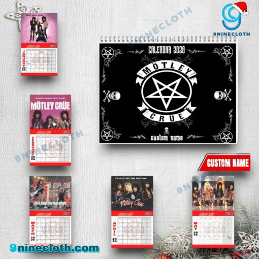 9ninecloth's tweet image. Motley Crue Personalized Wall Calendar 2026
Shout at the Devil! Get organized with a personalized Mötley Crüe 2026 wall calendar. #MotleyCrue #RockAndRoll #personalized 
Buy here: 9ninecloth.com/product/motley…