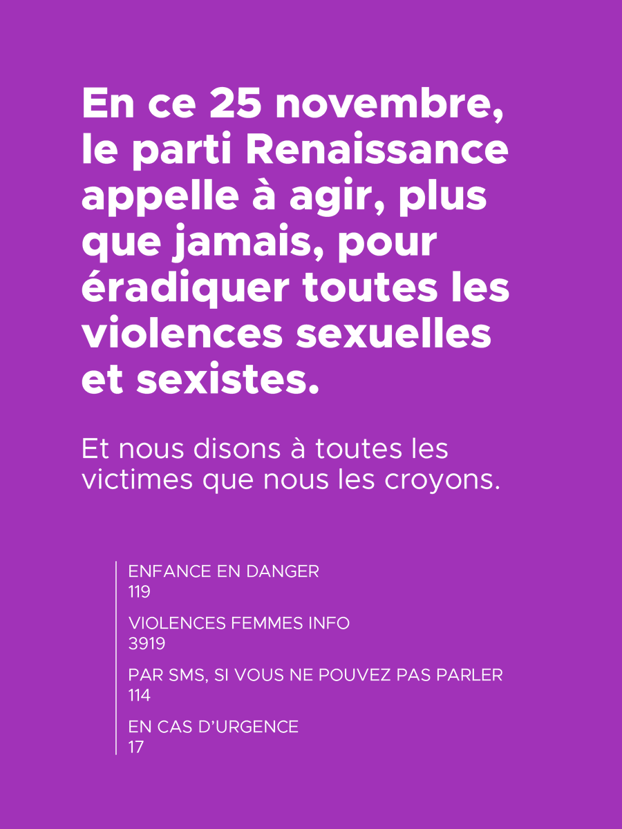 En cette Journée internationale de lutte contre les violences faites aux femmes, le combat continue 🟪✊
