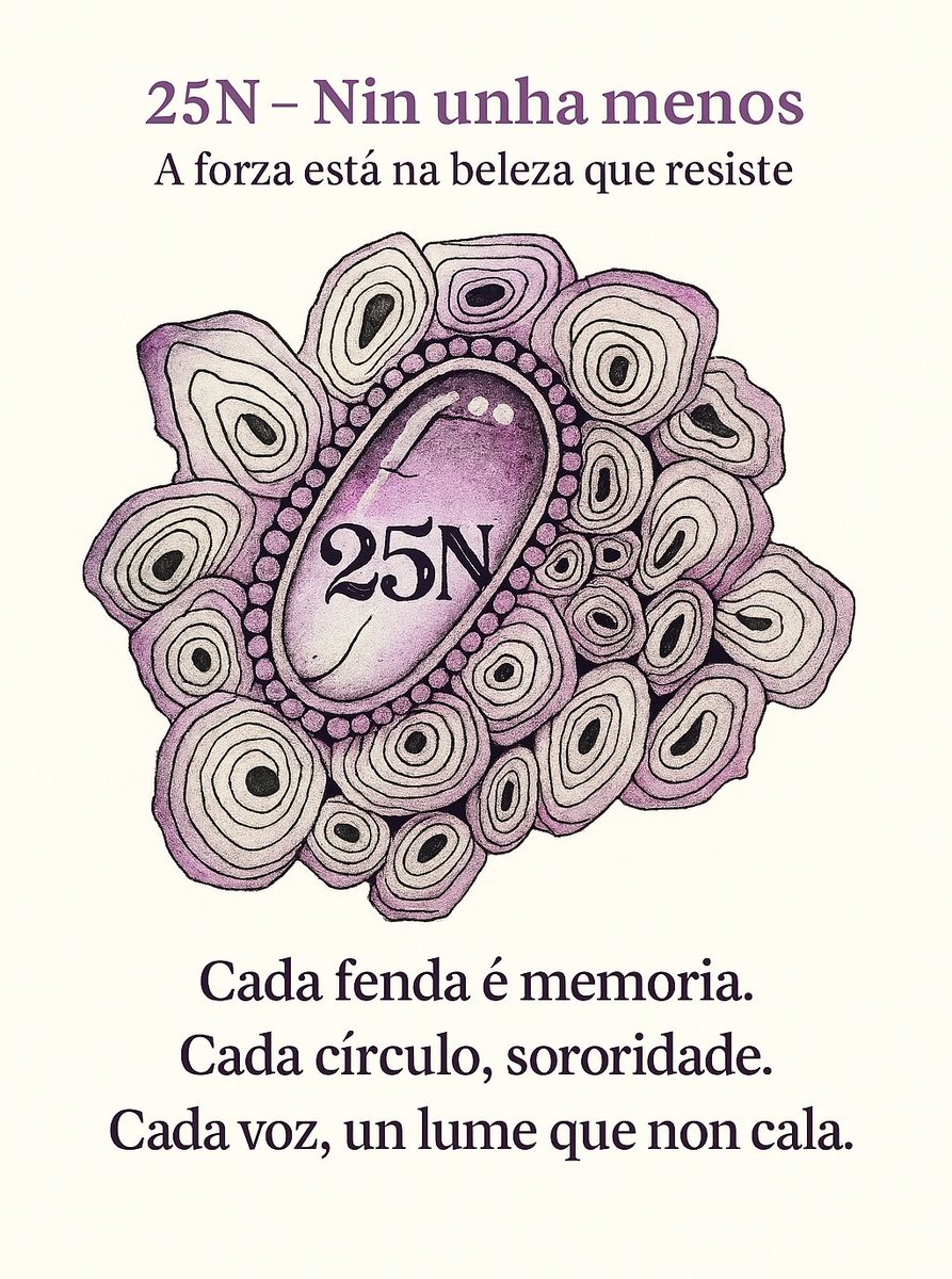 SofiaZentangle's tweet photo. #25N #niunamenos #libres #sonoridad https://t.co/e5yuWhThRT
