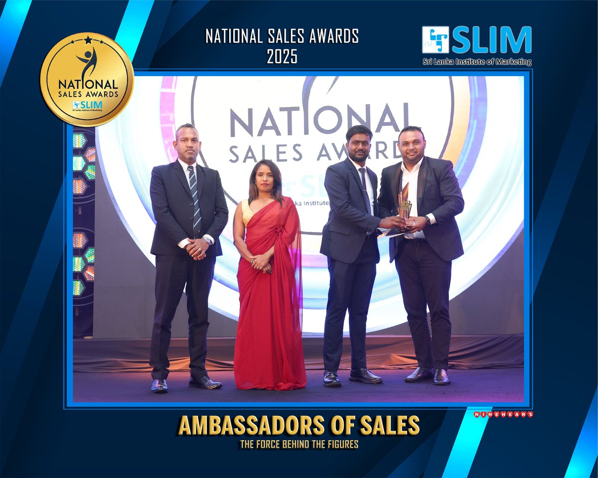 MauriBaking's tweet image. Frontline sales demands consistency and resilience.
Proud to see P. Sampath Sri Ranathunga win the Bronze Award – Frontliner Category at SLIM NASCO 2025! #SLIMNESCO #SalesExcellence #ABMauri #TeamSuccess #SalesLeadership #EmployeeRecognition #SriLanka #SalesAward