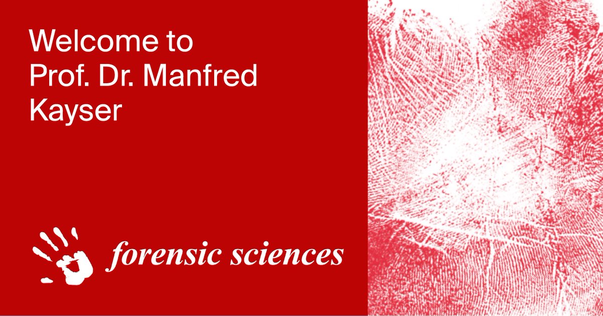 ForensicSciMDPI's tweet image. 🔔We are honored to welcome Prof. Dr. Manfred Kayser as an Editorial Board member. 

Prof. Dr. Manfred Kayser is a leading molecular biologist and geneticist and serves as Professor and Chair of Forensic Molecular Biology at Erasmus MC.