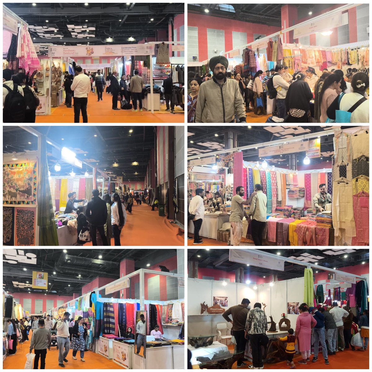 NHDC_Textiles's tweet image. IITF 2025 में हॉल 5, भारत मंडपम पर भारतीय हस्तशिल्प और हैंडलूम की विविधता का प्रदर्शन।
देशभर के कारीगर अपनी उत्कृष्ट कृतियों के माध्यम से कला और परंपरा का परिचय देंगे।

🗓️ 14 से 27 नवंबर 2025 

🕰️ 10:00 AM - 7:30 PM

📍 भारत मंडपम, हॉल नं. 5, नई दिल्ली…