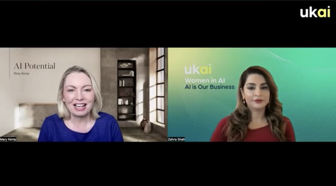 ZahraSh00153113's tweet photo. Please watch the @UKAIofficial Women in AI podcast with #MaryKemp, co-founder of #AIPotential, as she shares her remarkable journey into the world of AI.🎉

Watch here 👉 https://t.co/w1SJdLvtvQ

#ResponsibleAI #EthicalAI #EquitableAI #UKAI #WomeninAI #podcast

@ChamberVoice @SciTechgovuk @turinginst @AdaLovelaceInst