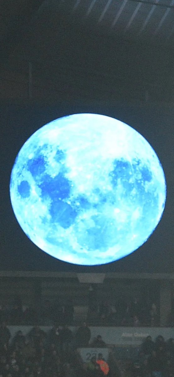 WeAre1894's tweet image. Club are turning off PA and dimming lights before kick off with Blue Moon on the screen. We also have a big display in south lower, if it’s near you please hold in place.