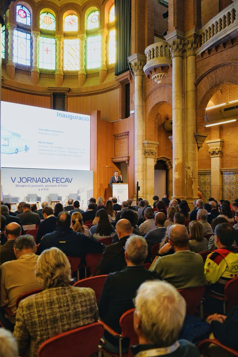 📍V Jornada FECAV

🚌 La trobada de referència del sector de l’autobús i l’autocar de Catalunya

🗣️ President de Fecav, José Maria Chavarría

#JornadaFECAV2025