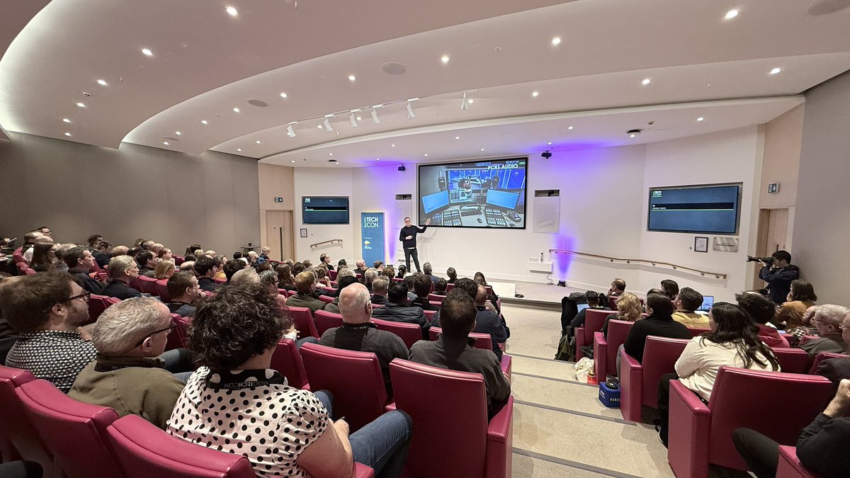 RadioToday's tweet image. Radio Tech Con is underway in London. There will be a quiz at the end. Prize is a year as DG, quips @DavidLloydRADIO 🤣 

Our photos and updates will be on our Instagram story today - find us as RadioToday @RadTechCon