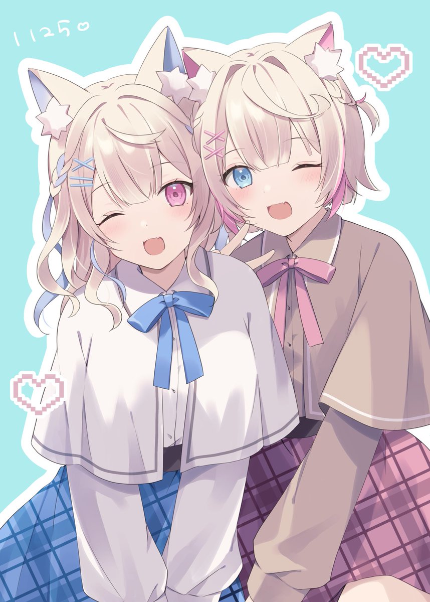 holystars123's tweet image. 今日はいい双子の日だ～！🩵🩷
#FWMCpix