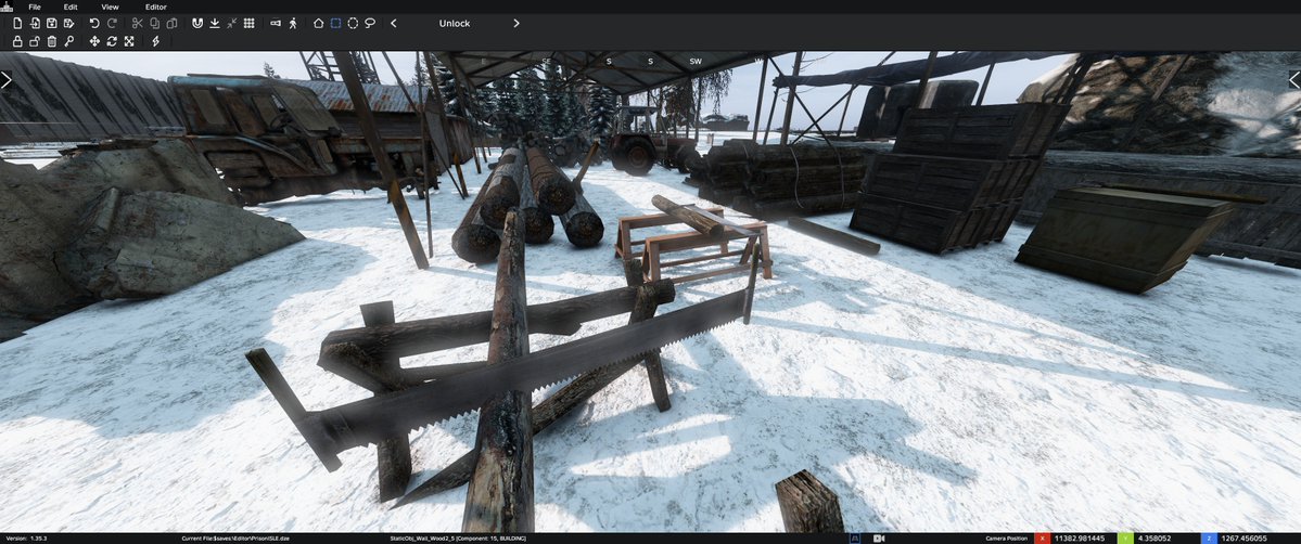 DarkmoonServer's tweet image. Luuuumbeeer! What one can do with Dab&apos;s Editor? Everything. Time and imagination are the only limitations.

DarkMoon #DayZ server. #mapping #modding