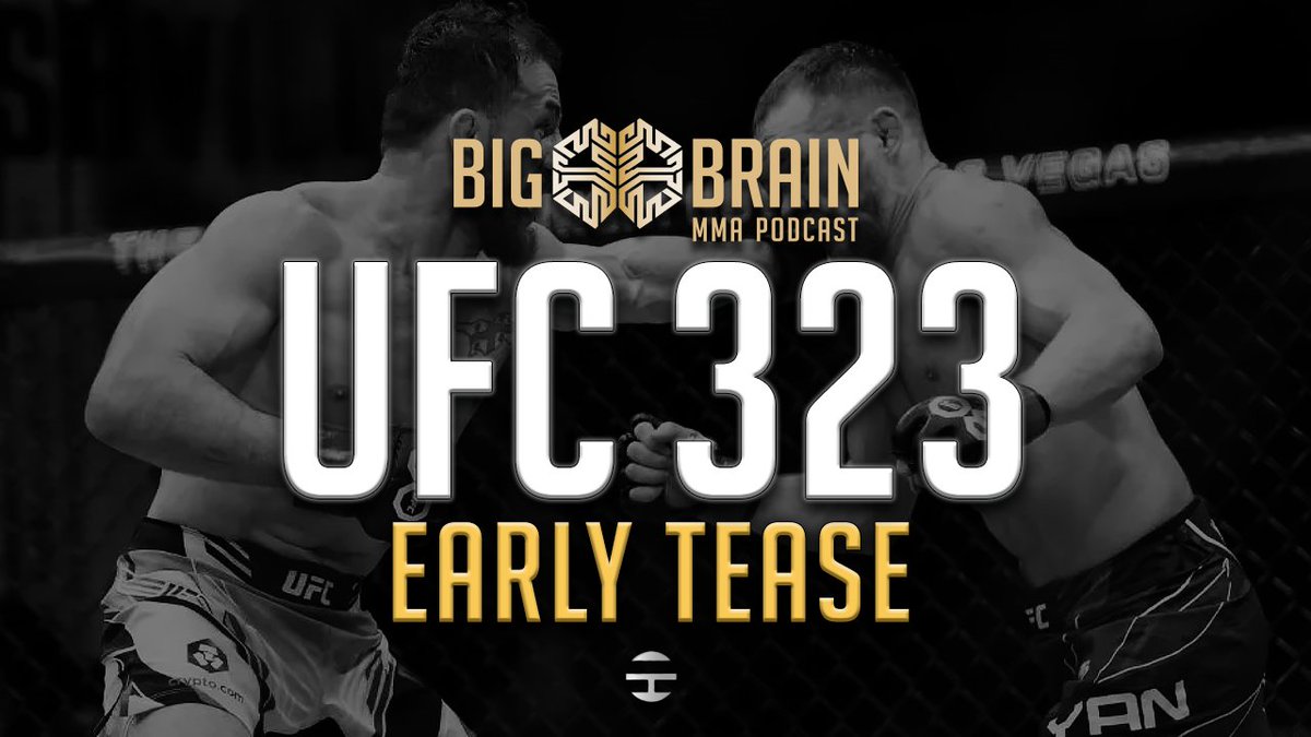 Last PPV of the year deserves an EARLY Tease.
Live in 15 minutes for #UFC323 breakdown.

youtube.com/watch?v=JY4ev2…