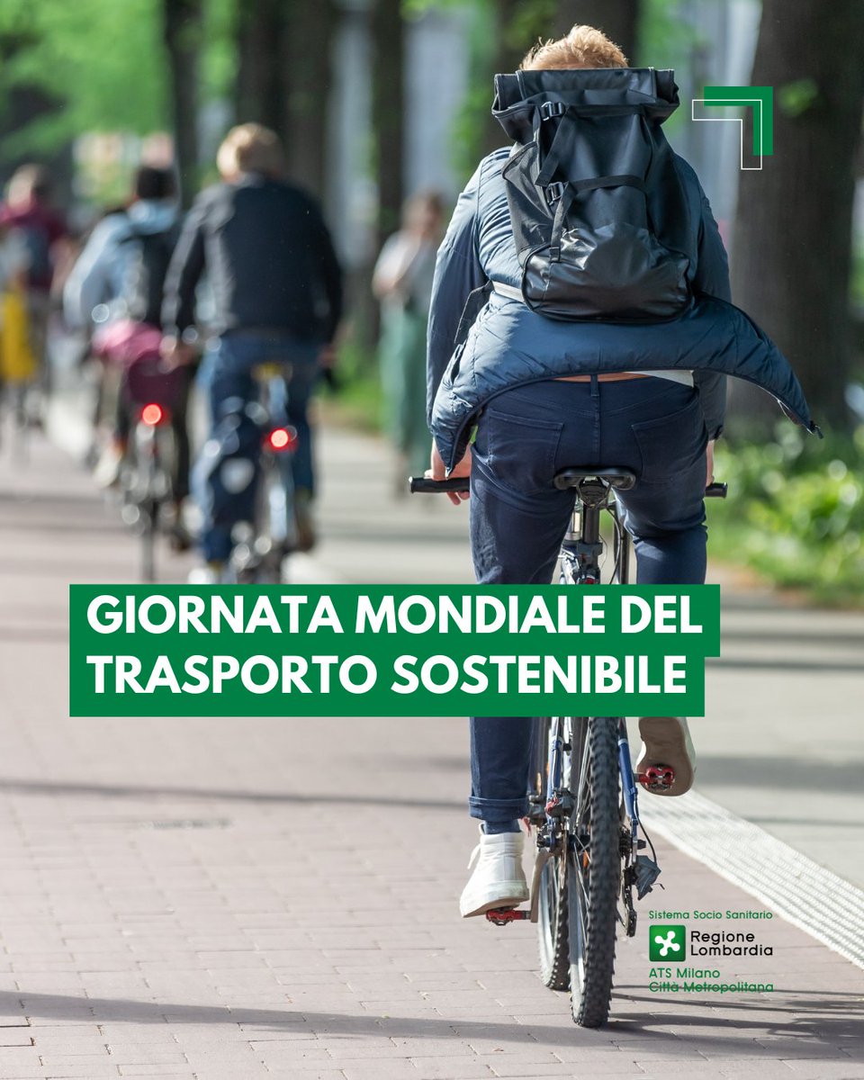 Oggi, 26 novembre, celebriamo la Giornata Mondiale del Trasporto Sostenibile.

Scegliere una mobilità più sostenibile significa città più pulite, silenziose e vivibili e un futuro migliore per le generazioni che verranno.

Scopri di più: ats-milano.it/notizie/26-nov…