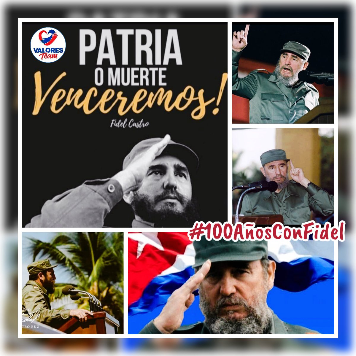 📅En el noveno aniversario de la desaparición física de nuestro Comandante En Jefe evocamos su Firmeza:

💬“No somos un pueblo que tiemble, no somos hombres que temblemos o nos detengamos ante las dificultades”. 💪🇨🇺

#FidelPorSiempre 💖
#100AñosConFidel #ValoresTeam
<a href="/DiazCanelB/">Miguel Díaz-Canel Bermúdez</a>