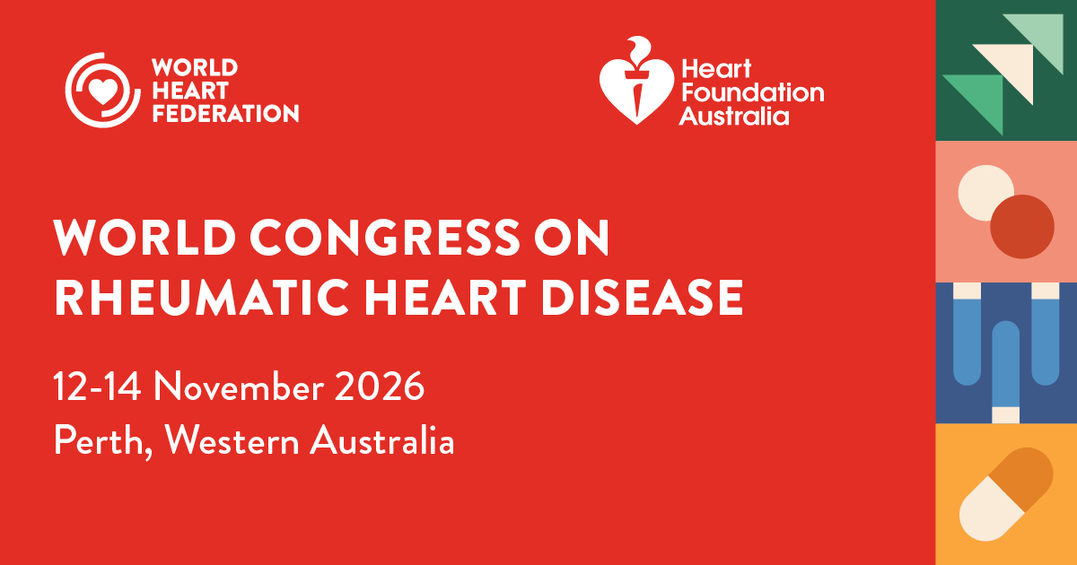 worldheartfed's tweet image. We&apos;re excited to partner with the @heartfoundation to bring the World Congress on RHD to Perth, Western Australia, in 2026! ❤️

Learn more and save the date: bit.ly/4oeD5yU

#RHDCongress #EndRHD