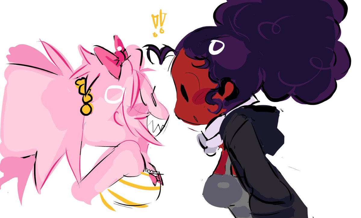 fennypup's tweet image. &quot;haii could u draw microphone and probably bow together!!? I’d love to see ur drawing of bow!!&quot; - fennyiskool.straw.page

sure #inanimateinsanity #Osc #Osctwt