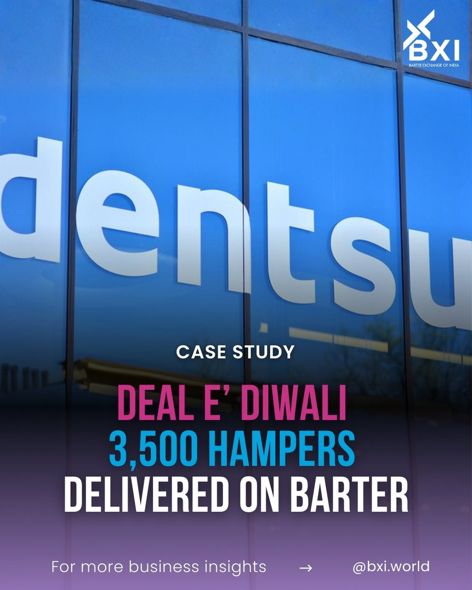bximarketplace's tweet photo. 🎁 3,500 Diwali hampers delivered.
📺 Croma screens unlocked.
💸 Money spent? Zero.
Barter wins again. ✨

#barterkiyakya #barter #hampers #savemoney #gifting https://t.co/uUHx3mFMat
