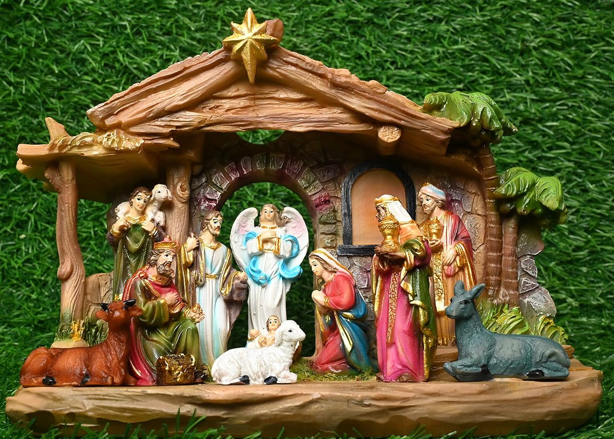 Buy Christmas Nativity Scene Set with Stable for @ just Rs. 3,135/-
.
Order: artycraftz.com/products/chris…
.
.
.
.
#artycraftz #art #craft #christmas2025 #ChristmasDecor #Christmas #christmasgiftideas #christmasgifts #nativity #nativityscene #shopping #offers #discount