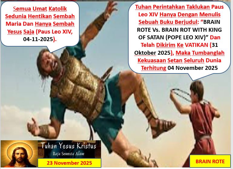 DEAR POPE LEO XIV (<a href="/Pontifex/">Pope Leo XIV</a>),YOU KARDINALS INDONESIA,c.q."USKUP AGUNG KUPANG,MGR.H.PAKAENONI"ALLOW YOUR FOOLISH PASTOR PATRIS ALLEGRO TO SERMON IN SOCIAL MEDIA&amp;STUPIDLY TALK:"RAJIN KUTIP AYAT ALKITAB ADALAH IBLIS".YOU'RE KING OF SATAN&amp;HE IS SON OF SATAN"(facebook.com/share/v/17kN2W…)