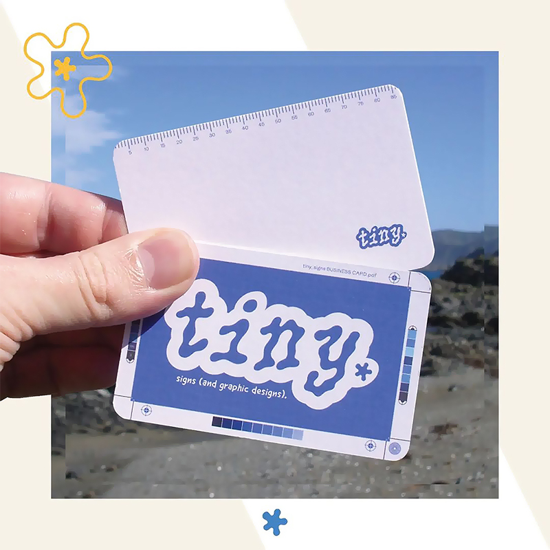 StickerDot's tweet image. Proud to showcase these Premium #BusinessCards by AJ Judd of Tiny Signs in a clean, playful style.

#Thankyou, AJ, for trusting #StickerDot.
Design your #PremiuBusinessCard here: tinyurl.com/2ycd6fxh

#BlackFriday #StickerSale is on — see pinned post for details.