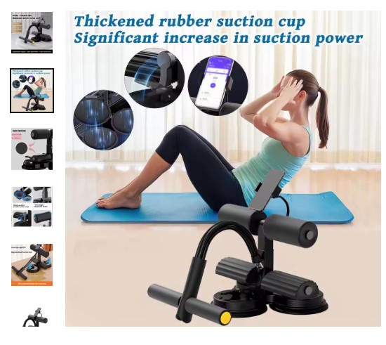 LisaFashionFit's tweet image. Sit-Up Exercise Aid
Strong Suction • Core &amp;amp; Abs Trainer
For Waist, Legs &amp;amp; Home Gym Workouts

🔥 Save $25.48 — Shop Now
Get it here-  alli.pub/7aw7hq

#FitnessGear 
#HomeWorkout 
#CoreTraining 
#GymEquipment 
#AbTrainer