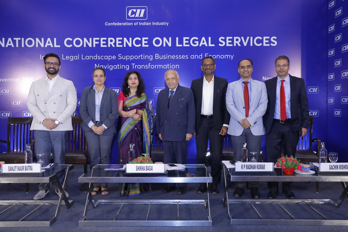 TCEConnect's tweet image. Mr Sachin Mishra, General Counsel and Secretary, Tata Consulting Engineers (#TCE), joined industry leaders as a panel member at the CII National Conference on Legal Services, held in New Delhi.

During the session on “Enhanced Compliance &amp;amp; Liability in a Changing Regulatory…