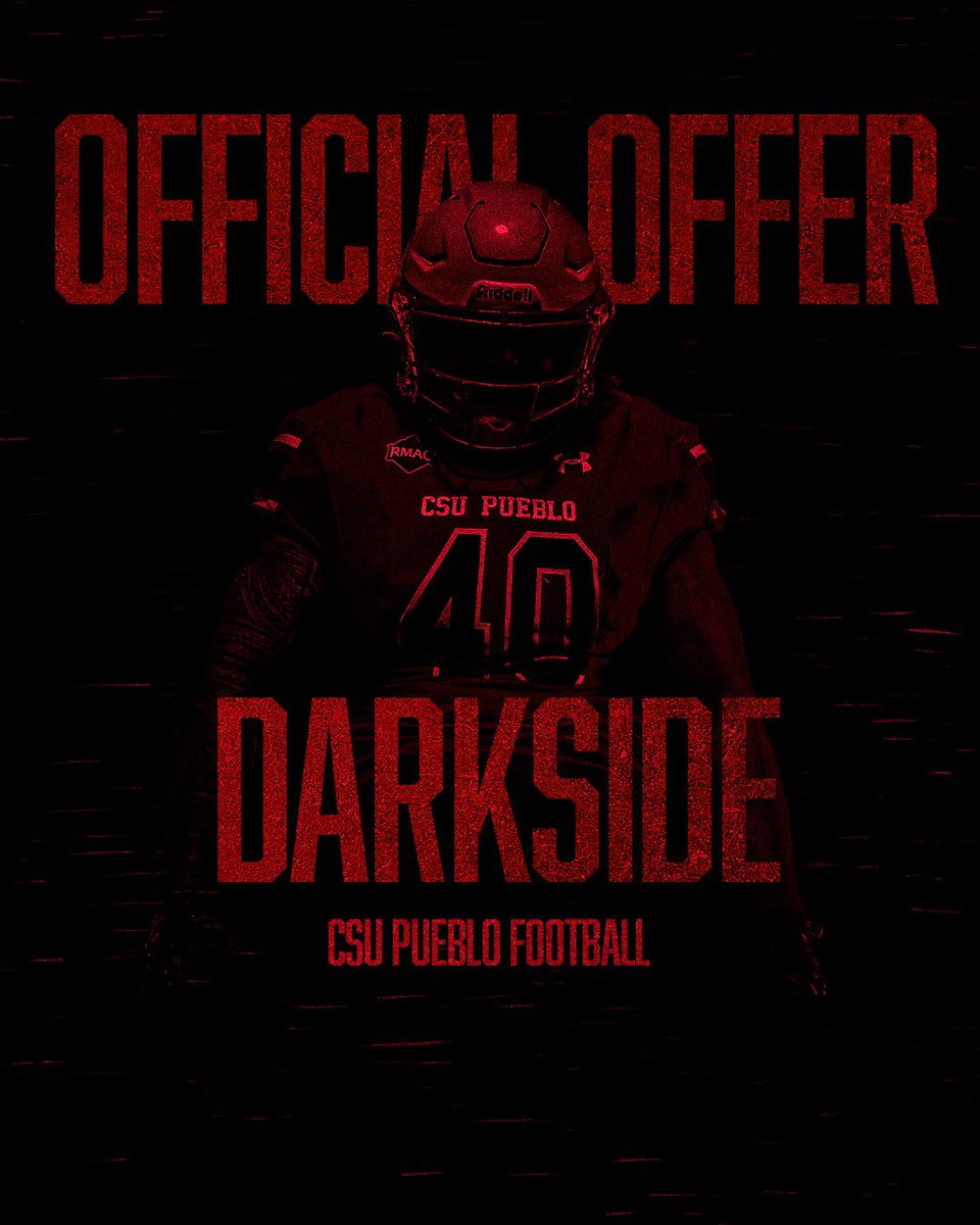 Thank you <a href="/CoachFaske/">Caid Faske</a> <a href="/CSUPFootball/">CSU Pueblo Football</a> for the official offer!! #AGTG 🙏🏾