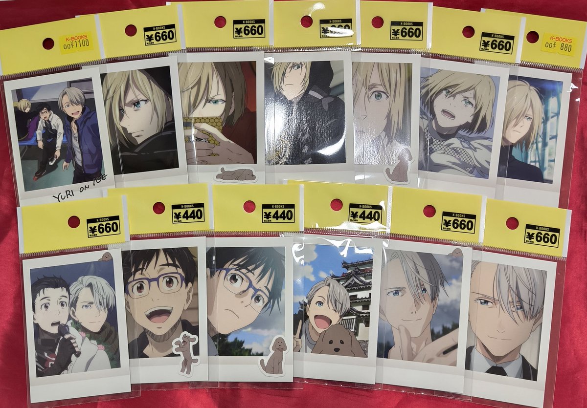 入荷情報】 『ユーリ!!! on ICE』 ぱしゃこれがまとまって入荷いたし