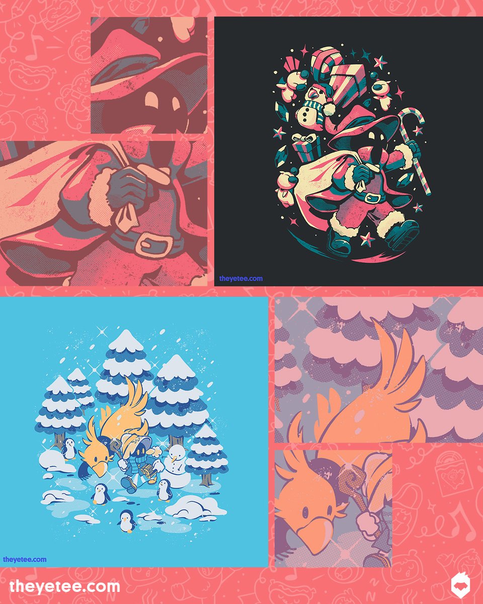 NEW! We've got Jingle Spells designed by @EduEly  and Winter Wander Land designed by Pop Culture Wizard both #dailytees available for 24 hours only at https://t.co/ZD8ueXysBC 