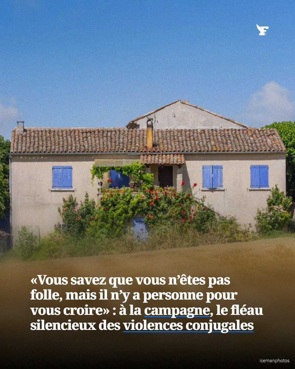 Plus de 50% des féminicides ont lieu en milieu rural alors que seule 30 % de la population y vit. →l.lefigaro.fr/djMJ