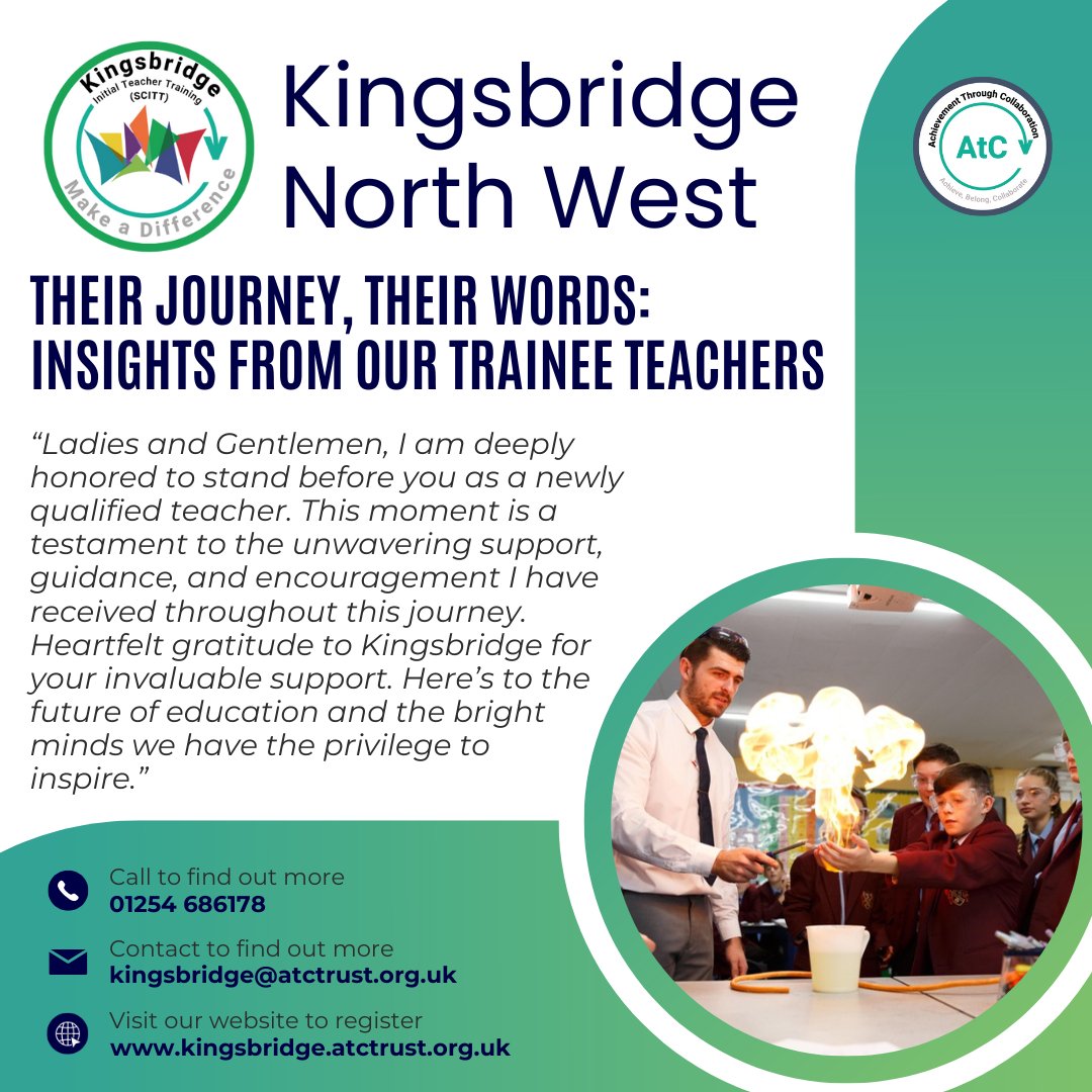 KingsbridgeEIP's tweet image. Their Journey, Their Words: Insights from Our Trainee Teachers

Teaching is more than a career — it’s a calling. ✨

#InspiringTeachers #Mentorship #TeacherTraining