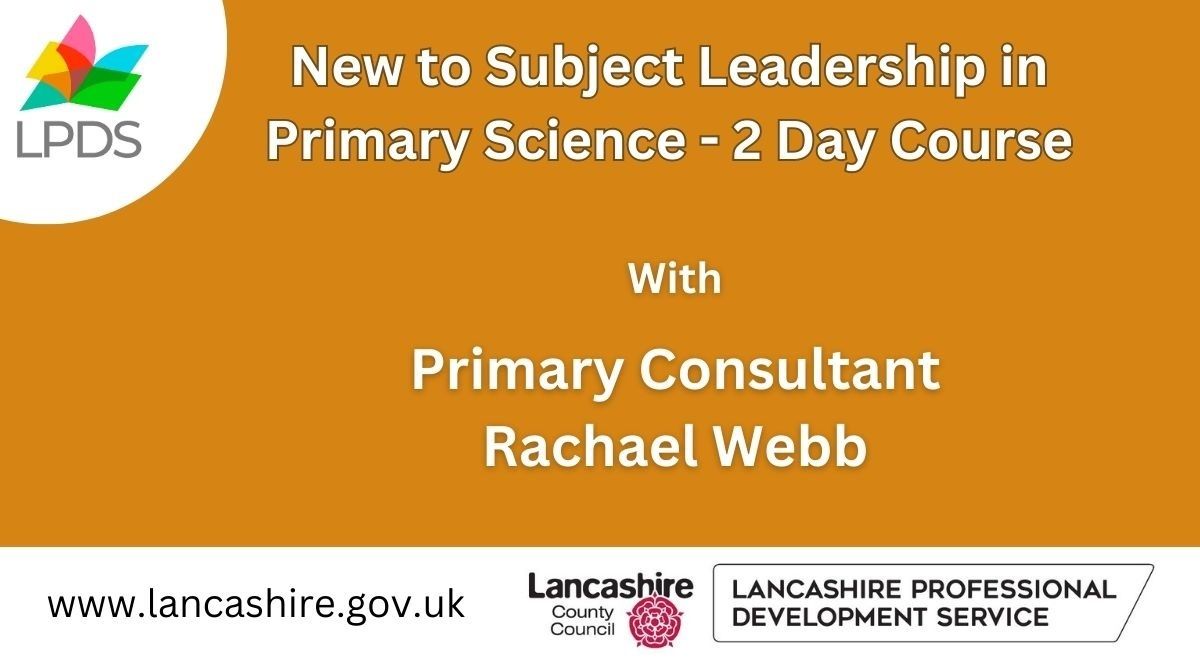 lancslpds's tweet image. Boost #primary #science #leadership with our 2-day course! Enhance confidence, strategy, and impact.
buff.ly/NVY6pnw
